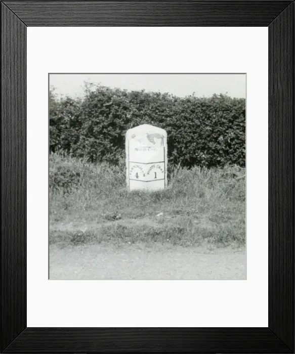 Framed Print : North Cray Roadside milestone Framed Print : North Cray Roadside milestone