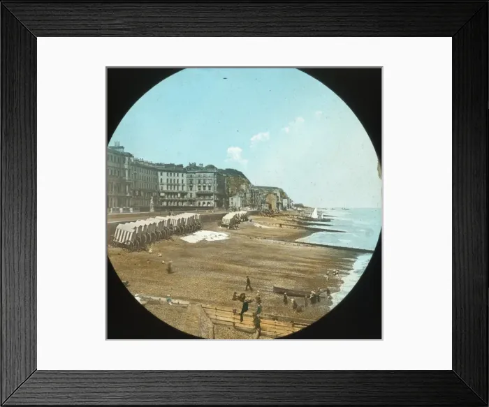Framed Print : South Coast of England - Hastings, the beach, the South Coas Framed Print : South Coast of England - Hastings, the beach, the South Coas