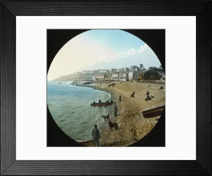 Framed Print : South Coast of England - Folkstone from the Pier Framed Print : South Coast of England - Folkstone from the Pier