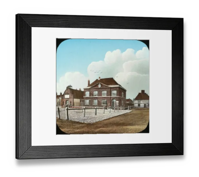 Framed Print : South Coast of England - Market place, Sandwich, Kent Framed Print : South Coast of England - Market place, Sandwich, Kent
