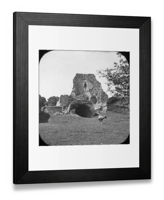 Framed Print : South Coast of England - Pevensey Castle Interior Framed Print : South Coast of England - Pevensey Castle Interior