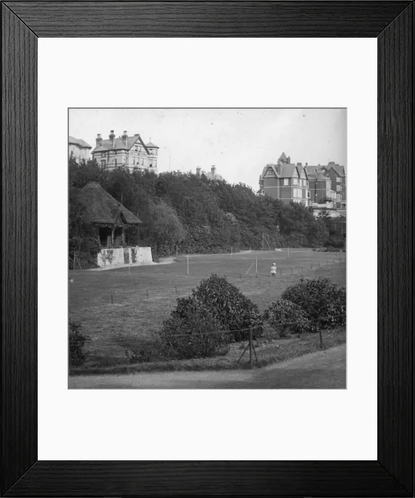 Framed Print : South Coast of England - Boscombe Tennis Courts Framed Print : South Coast of England - Boscombe Tennis Courts