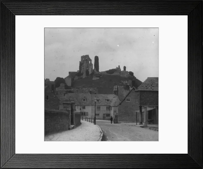 Framed Print : South Coast of England - Corfe Castle Framed Print : South Coast of England - Corfe Castle
