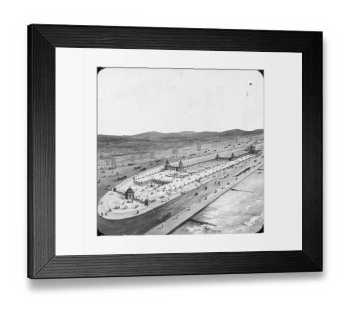 Framed Print : South Coast of England - Brighton Aquarium - Birds eye view Framed Print : South Coast of England - Brighton Aquarium - Birds eye view