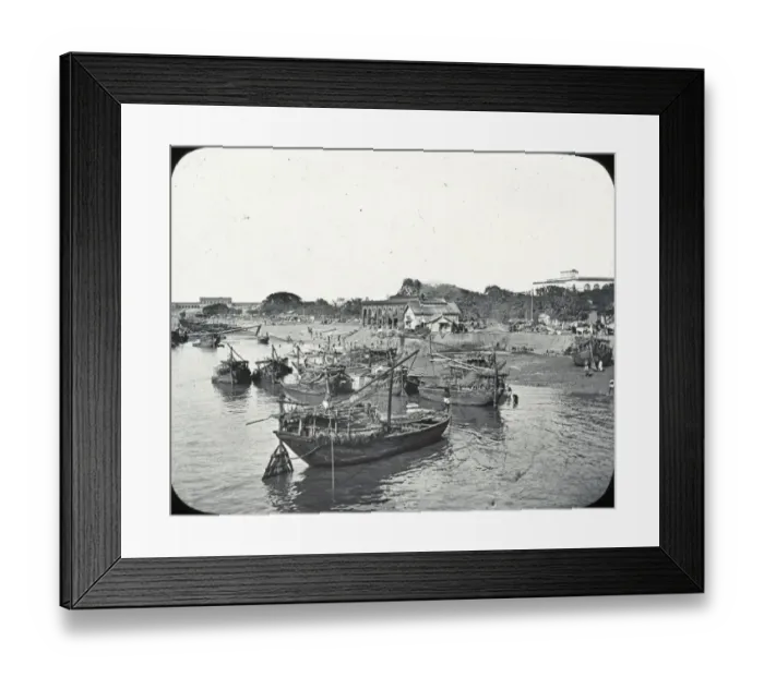 Framed Print : India - Dinghies Framed Print : India - Dinghies