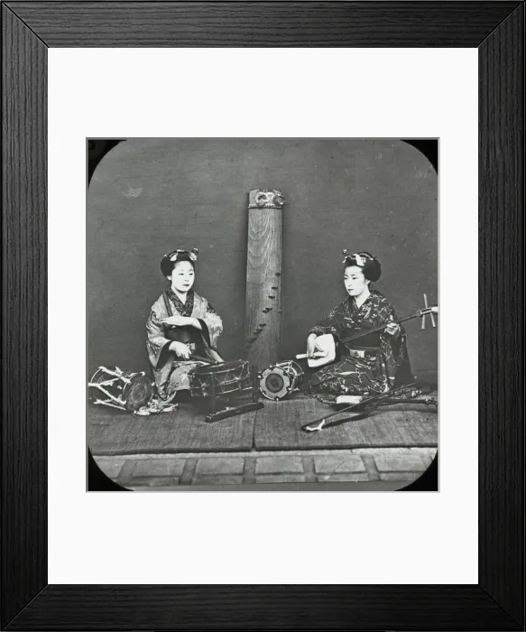 Framed Print : Japan - A collection of musical instruments Framed Print : Japan - A collection of musical instruments