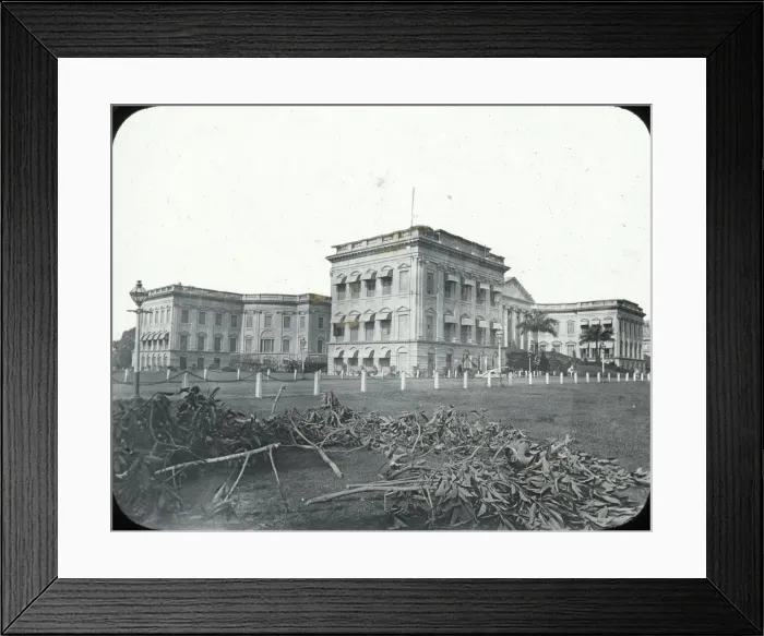 Framed Print : India - Side View Government House Framed Print : India - Side View Government House