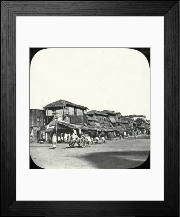 Framed Print : India - Mullicks Street Framed Print : India - Mullicks Street
