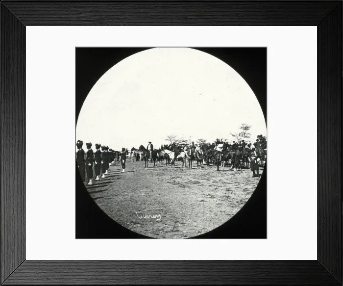 Framed Print : India - A Review of Indian Soldiers Framed Print : India - A Review of Indian Soldiers