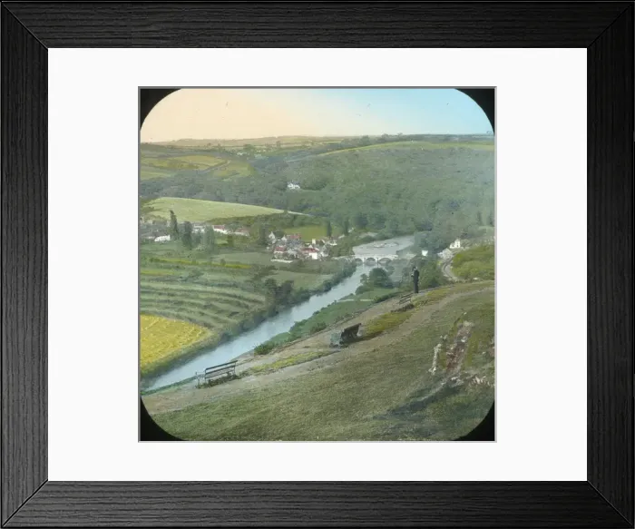 Framed Print : Scenery of Devon - Torrington from the castle hall Framed Print : Scenery of Devon - Torrington from the castle hall