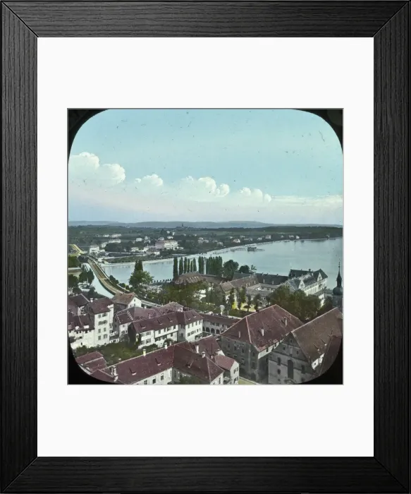 Framed Print : Switzerland - Constance from the Cathedral Tower Framed Print : Switzerland - Constance from the Cathedral Tower