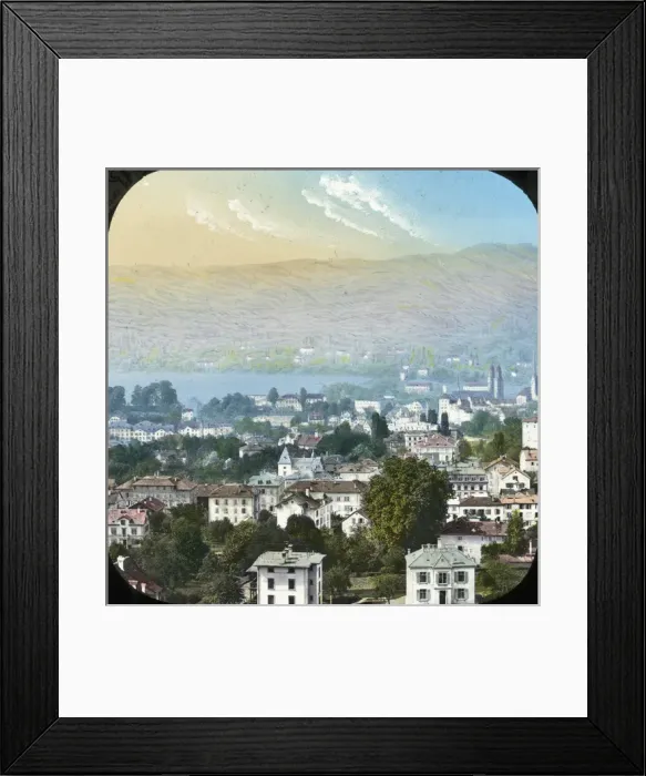 Framed Print : Switzerland - Zurich from the Flaraten Framed Print : Switzerland - Zurich from the Flaraten