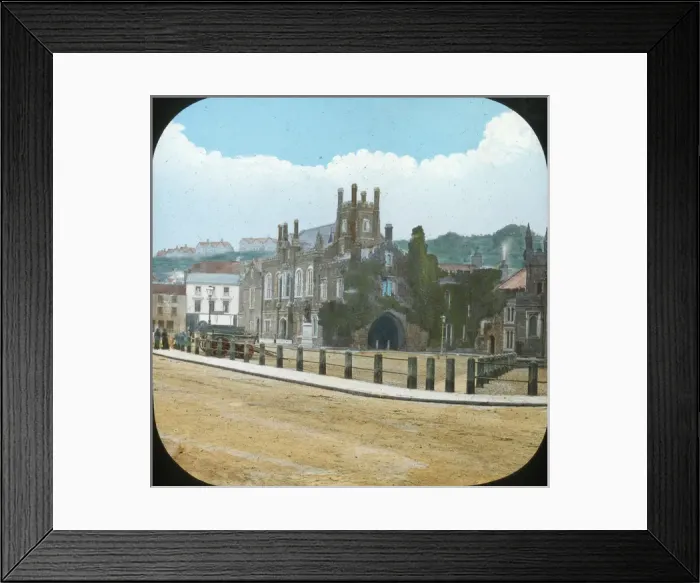 Framed Print : Scenery of Devon - Tavistock, the Abbey building Framed Print : Scenery of Devon - Tavistock, the Abbey building