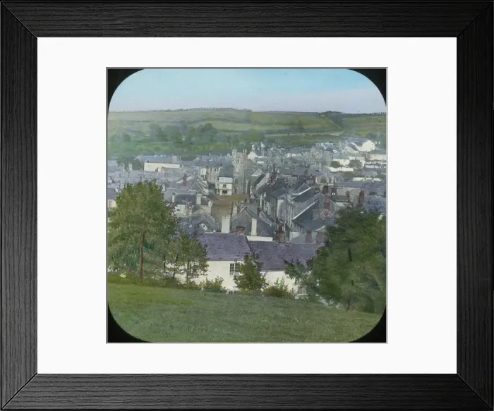 Framed Print : Scenery of Devon - Okchampton general view Framed Print : Scenery of Devon - Okchampton general view
