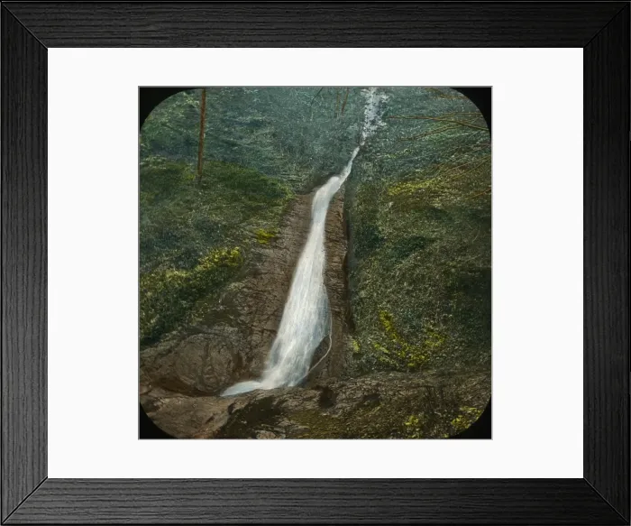 Framed Print : Scenery of Devon - Waterfall Framed Print : Scenery of Devon - Waterfall