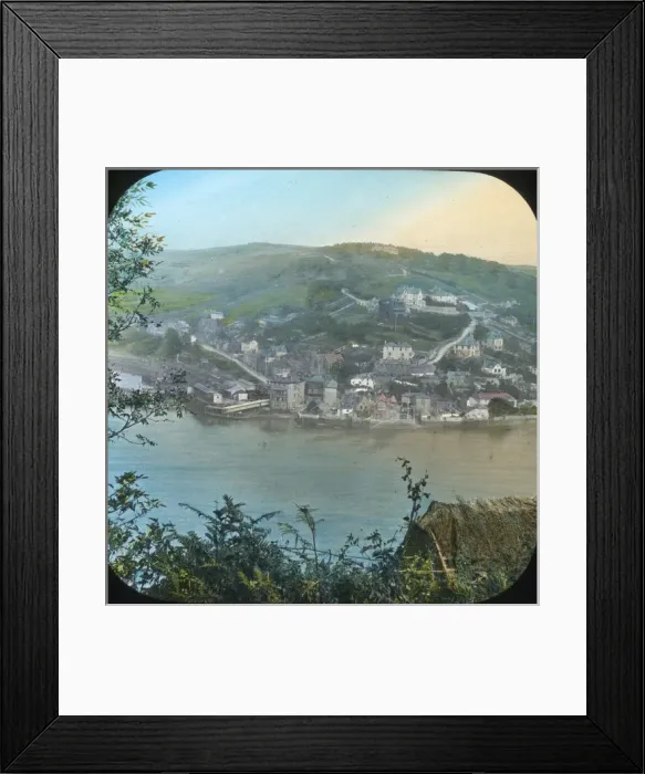 Framed Print : Scenery of Devon - Kingswear from Dartmouth Framed Print : Scenery of Devon - Kingswear from Dartmouth