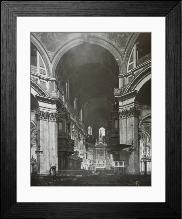 Framed Print : St Pauls Cathedral, choir, Modern Babylon Framed Print : St Pauls Cathedral, choir, Modern Babylon
