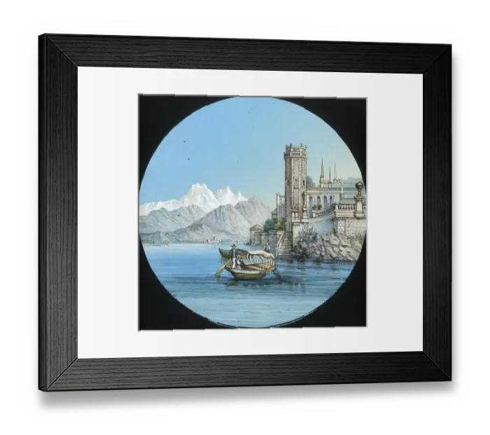 Framed Print : Italy - Isola Bella from the shore Framed Print : Italy - Isola Bella from the shore