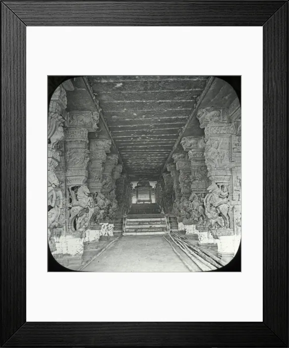 Framed Print : India - Interior of Hindu Temple Framed Print : India - Interior of Hindu Temple