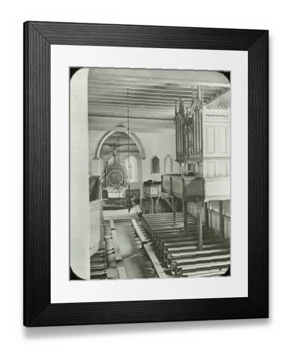 Framed Print : Norway - Interior of Vossenvangen Church Framed Print : Norway - Interior of Vossenvangen Church