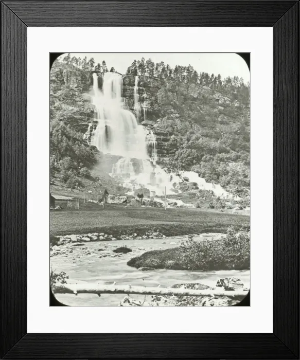 Framed Print : Norway - The Twindefos Framed Print : Norway - The Twindefos