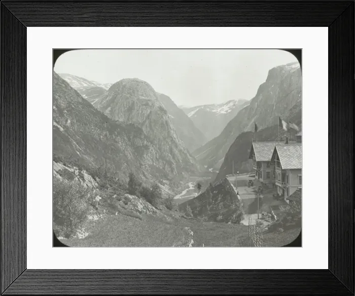 Framed Print : Norway - The Naerodal Valley Framed Print : Norway - The Naerodal Valley