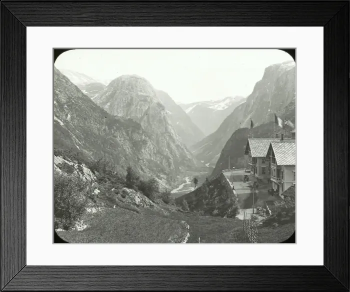 Framed Print : Norway - The Naerodal Valley Framed Print : Norway - The Naerodal Valley
