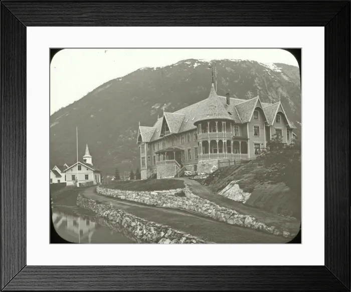 Framed Print : Norway - Fjaerland - Mundal Hotel at 10. 30 pm Framed Print : Norway - Fjaerland - Mundal Hotel at 10. 30 pm