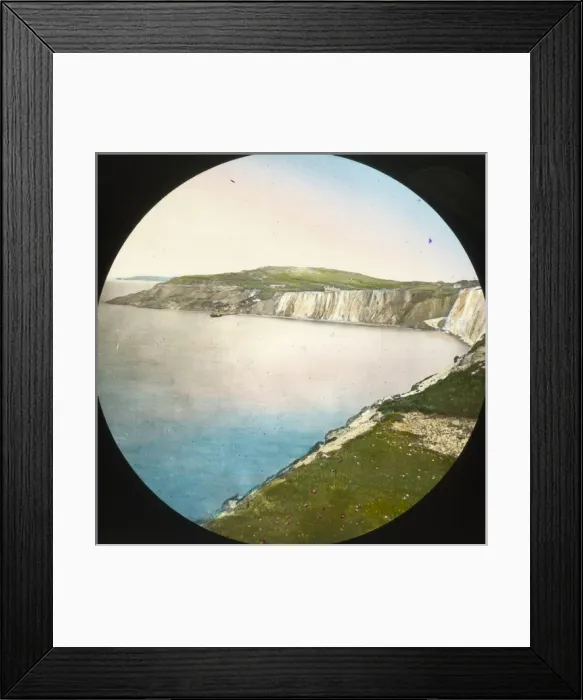 Framed Print : South Coast of England - Alum Bay from the west Framed Print : South Coast of England - Alum Bay from the west