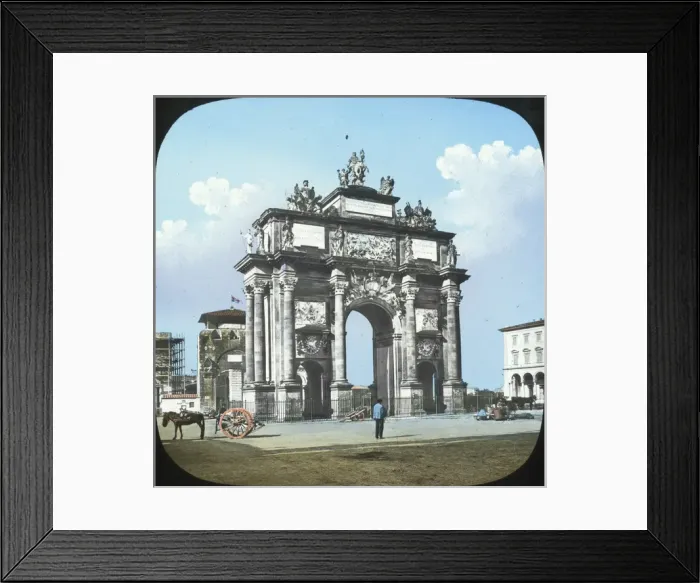 Framed Print : Italy - Florence - Triumphal Arch at Porta Gallo Framed Print : Italy - Florence - Triumphal Arch at Porta Gallo