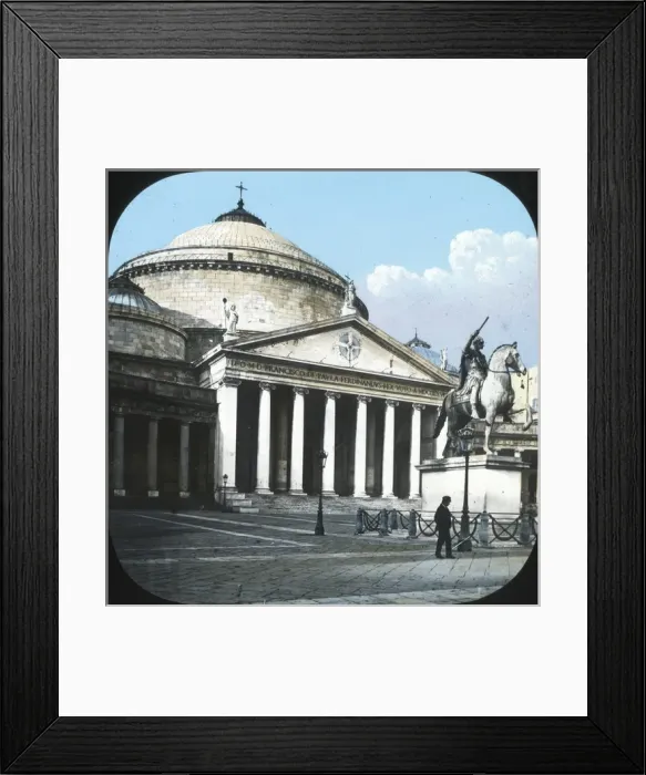 Framed Print : Italy - Naples - Church ofs - Francesco di Paolo Framed Print : Italy - Naples - Church ofs - Francesco di Paolo