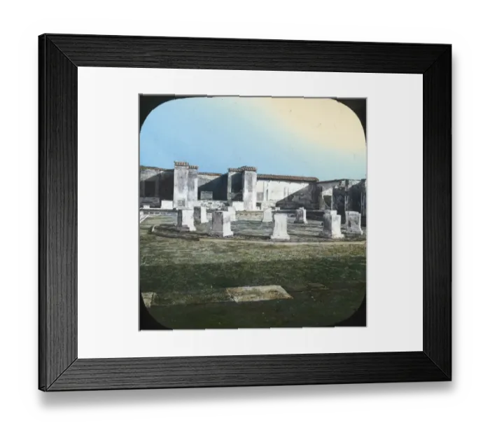 Framed Print : Italy - Pompeii - The Pantheon - Fountain Framed Print : Italy - Pompeii - The Pantheon - Fountain