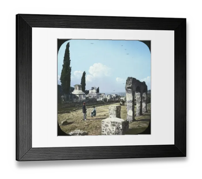 Framed Print : Italy - Pompeii - The Street of the Tombs Framed Print : Italy - Pompeii - The Street of the Tombs