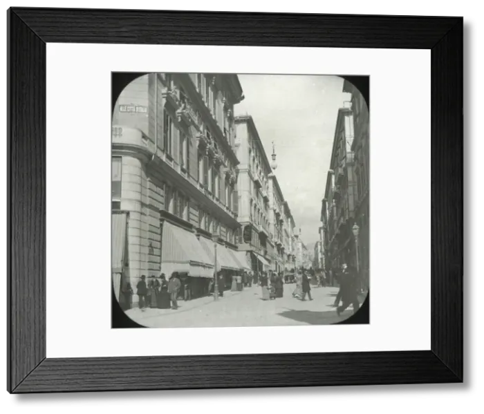Framed Print : Italy - Genoa -The Via Roma Framed Print : Italy - Genoa -The Via Roma