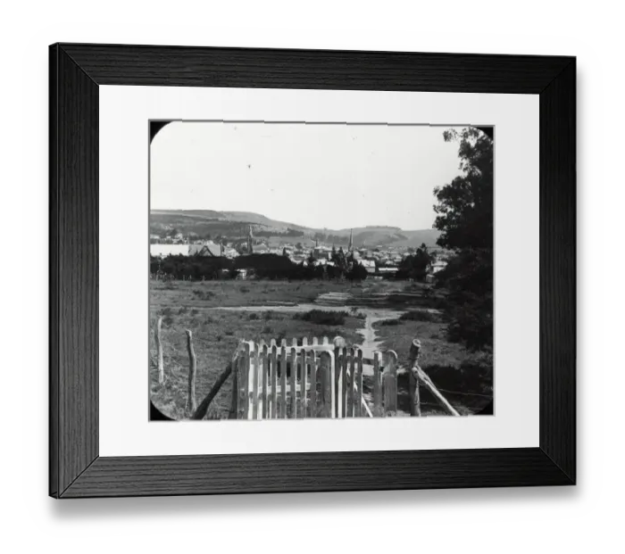 Framed Print : South Africa - Grahamstown from North Framed Print : South Africa - Grahamstown from North