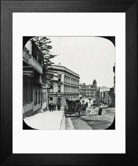 Framed Print : Sydney, Australia - Hunter Street Framed Print : Sydney, Australia - Hunter Street