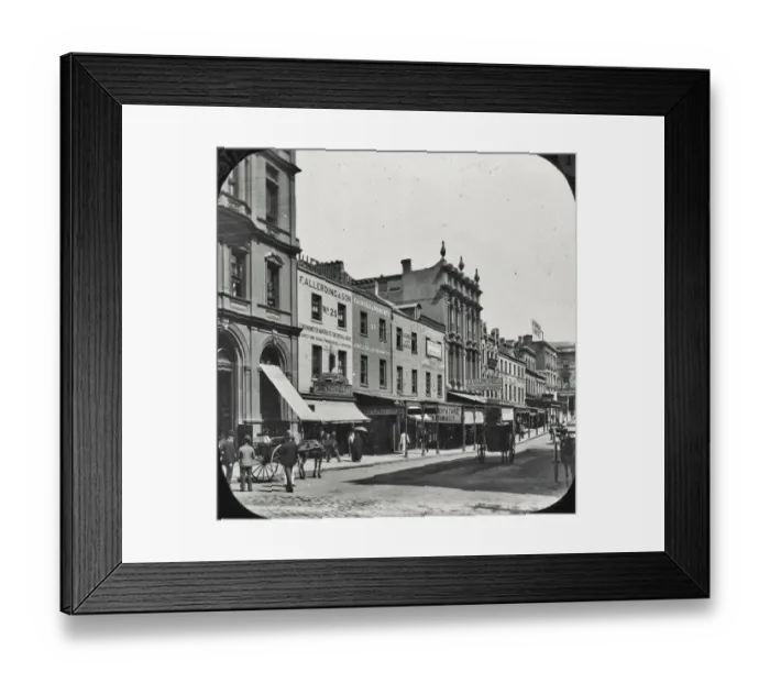 Framed Print : Sydney, Australia - Hunter Street Framed Print : Sydney, Australia - Hunter Street