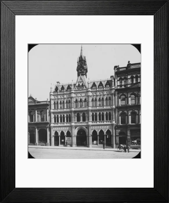 Framed Print : Olderfleet Buildings, Collins Street Framed Print : Olderfleet Buildings, Collins Street