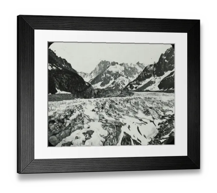 Framed Print : Switzerland - The Mer de Glace, Chamounix Framed Print : Switzerland - The Mer de Glace, Chamounix