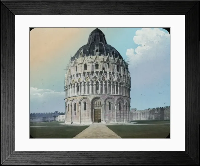 Framed Print : Rome, Italy - The Baptistery, Pisa Framed Print : Rome, Italy - The Baptistery, Pisa