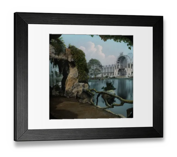 Framed Print : Natural Rock Archway with Stalactites