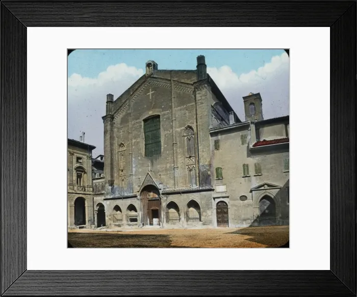 Framed Print : Italy - Church ofs Giacomo, Maggiore, House of Rossini, Bol Framed Print : Italy - Church ofs Giacomo, Maggiore, House of Rossini, Bol