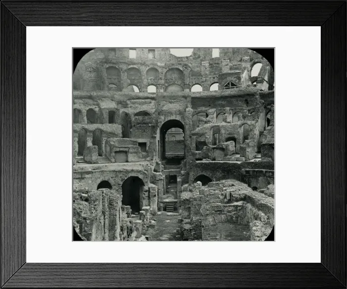 Framed Print : Rome, Italy - The East End of the Arena, Colosseum