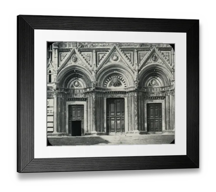 Framed Print : Rome, Italy - The Three Porches, Siena Framed Print : Rome, Italy - The Three Porches, Siena