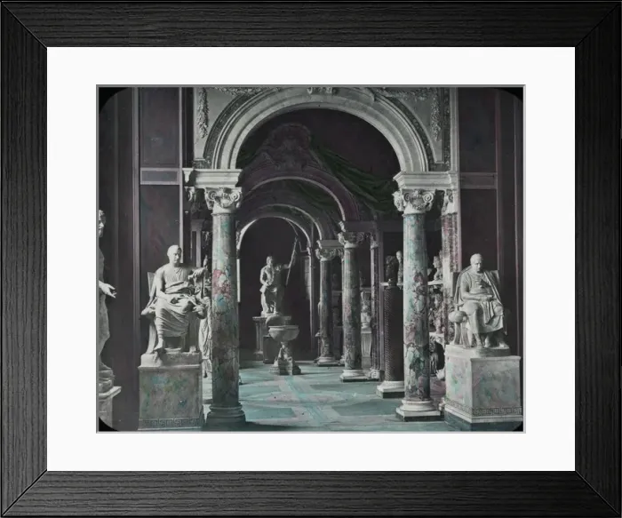 Framed Print : Rome, Italy - Hall of the Busts, Vatican Framed Print : Rome, Italy - Hall of the Busts, Vatican