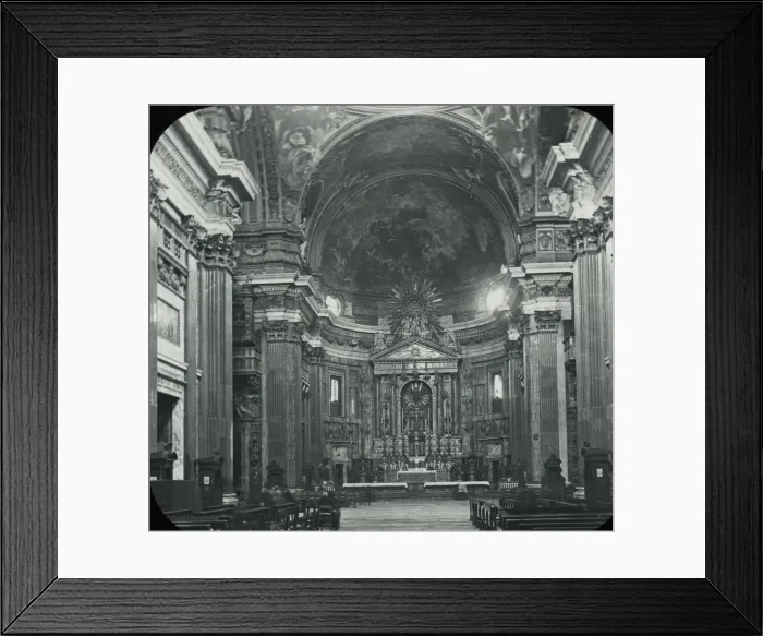 Framed Print : Rome, Italy - Church of the Jesuits, Interior Framed Print : Rome, Italy - Church of the Jesuits, Interior