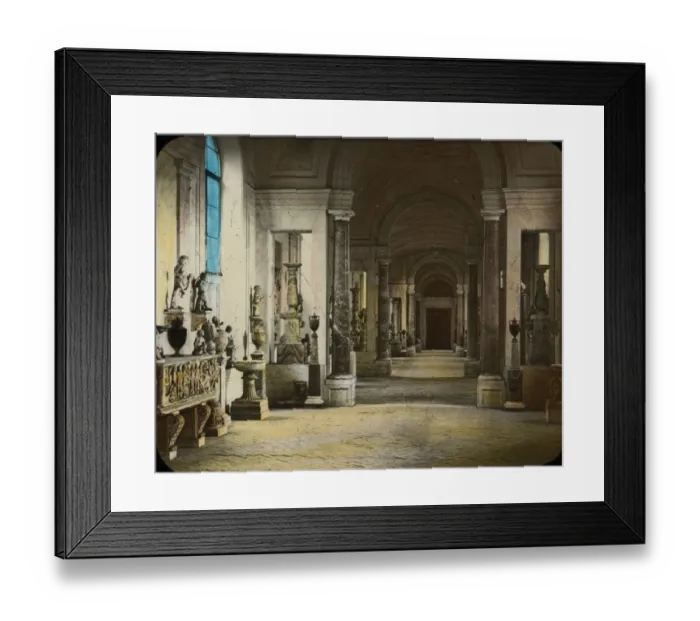 Framed Print : Rome, Italy - Gallery of Vases and Candelabras, Vatican Framed Print : Rome, Italy - Gallery of Vases and Candelabras, Vatican