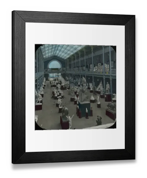 Framed Print : Paris Exhibition 1900 - Statuary Court (West) Framed Print : Paris Exhibition 1900 - Statuary Court (West)