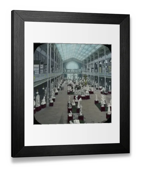 Framed Print : Paris Exhibition 1900 - Statuary Court (East) Framed Print : Paris Exhibition 1900 - Statuary Court (East)