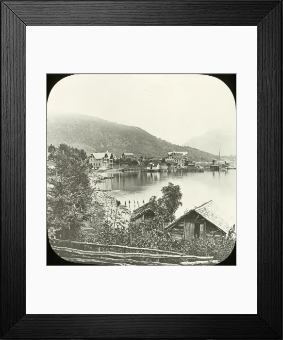 Framed Print : Norway - Balholm - from the road Framed Print : Norway - Balholm - from the road